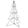 Arbre de Noël cône 240 LED d'intérieur/d'extérieur 115x150 cm 