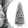 Sapin de Noël artificiel avec neige floquée 240 cm PVC et PE 