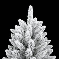Sapin de Noël artificiel avec neige floquée 240 cm PVC et PE 