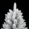 Sapin de Noël artificiel avec neige floquée 240 cm PVC et PE 