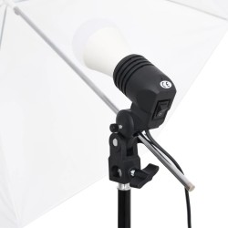 Kit de studio photo avec éclairage toile de fond et réflecteur 