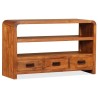 Meuble TV Bois d'acacia solide 90 x 30 x 55 cm 