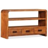 Meuble TV Bois d'acacia solide 90 x 30 x 55 cm 