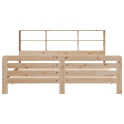 Cadre de lit sans matelas 200x200 cm bois massif de pin 