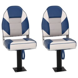 Ensemble de sièges de bateau pliables lot de 4 dossier haut 