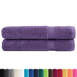 Serviettes de sauna de qualité supérieure SOLUND 2 pcs violet 