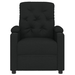 Fauteuil inclinable Noir Tissu 
