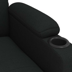 Fauteuil inclinable Noir Tissu 