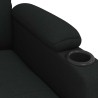 Fauteuil inclinable Noir Tissu 