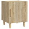 Tables de chevet 2 pcs Chêne Sonoma Bois d'ingénierie 