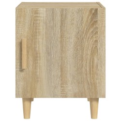 Tables de chevet 2 pcs Chêne Sonoma Bois d'ingénierie 