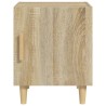 Tables de chevet 2 pcs Chêne Sonoma Bois d'ingénierie 
