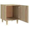 Tables de chevet 2 pcs Chêne Sonoma Bois d'ingénierie 