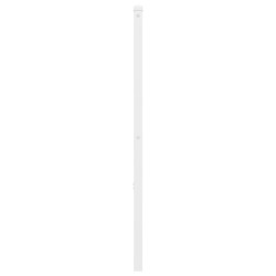 Tête de lit métal blanc 135 cm 