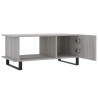 Table basse sonoma gris 90x50x40 cm bois d'ingénierie 