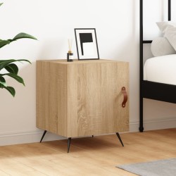 Table de chevet chêne sonoma 40x40x50 cm bois d’ingénierie 