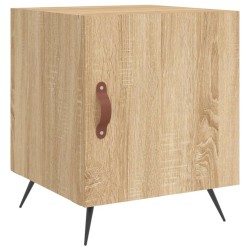 Table de chevet chêne sonoma 40x40x50 cm bois d’ingénierie 