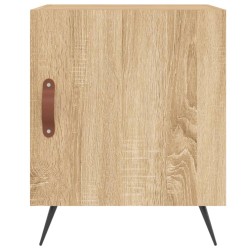 Table de chevet chêne sonoma 40x40x50 cm bois d’ingénierie 