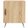 Table de chevet chêne sonoma 40x40x50 cm bois d’ingénierie 
