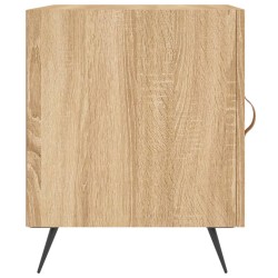 Table de chevet chêne sonoma 40x40x50 cm bois d’ingénierie 