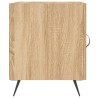 Table de chevet chêne sonoma 40x40x50 cm bois d’ingénierie 