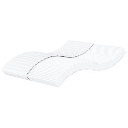 Matelas en mousse blanc 180x220 cm dureté H2 H3 