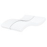 Matelas en mousse blanc 180x220 cm dureté H2 H3 