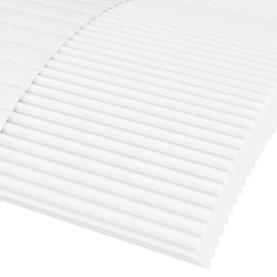 Matelas en mousse blanc 180x220 cm dureté H2 H3 
