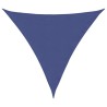 Voile de parasol tissu oxford triangulaire 5x5x5 m bleu 
