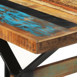 Table à manger 180x90x73 cm bois massif de récupération 