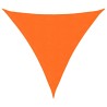 Voile de parasol tissu oxford triangulaire 5x5x5 m orange 