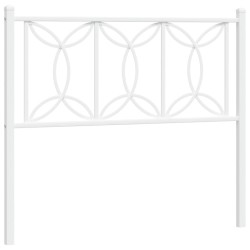 Tête de lit métal blanc 100 cm 