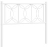 Tête de lit métal blanc 100 cm 