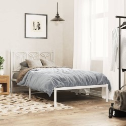 Tête de lit métal blanc 100 cm 