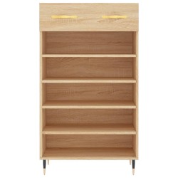 Armoire à chaussures chêne sonoma 60x35x105cm bois d'ingénierie 