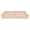 Cadre de lit sans matelas bois massif 