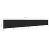 Paravent 6 panneaux Tissu 800 x 120 cm Noir 