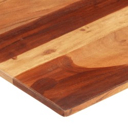 Dessus de table bois massif d'acacia 15-16 mm 60x60 cm 