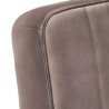 Chaise de canapé cantilever marron délavé cuir véritable 