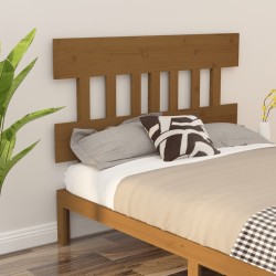 Tête de lit Marron miel 138,5x3x81 cm Bois massif de pin 