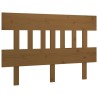 Tête de lit Marron miel 138,5x3x81 cm Bois massif de pin 