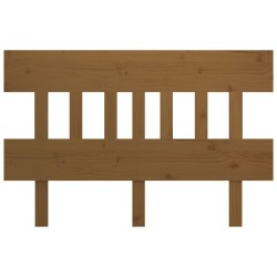 Tête de lit Marron miel 138,5x3x81 cm Bois massif de pin 