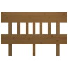 Tête de lit Marron miel 138,5x3x81 cm Bois massif de pin 