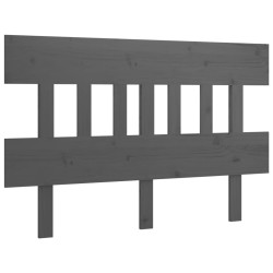 Tête de lit Gris 138,5x3x81 cm Bois massif de pin 