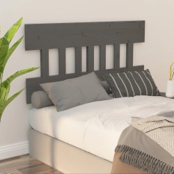 Tête de lit Gris 138,5x3x81 cm Bois massif de pin 