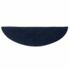 Tapis d'escalier autocollants 15 pcs Bleu 56x17x3 cm Aiguilleté 