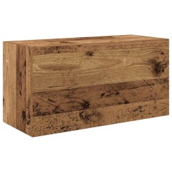 Armoire murale de bain vieux bois 60x25x30 cm bois d'ingénierie 