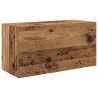 Armoire murale de bain vieux bois 60x25x30 cm bois d'ingénierie 