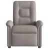 Fauteuil inclinable électrique Taupe Tissu 