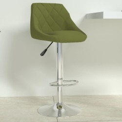 Tabouret de bar Vert clair Velours 